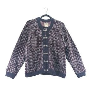 L.L. Bean | Sweaters | M Ll Bean Vintage Norway Wool Cardigan 